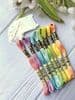 DMC Pastel Rainbow Thread Pack